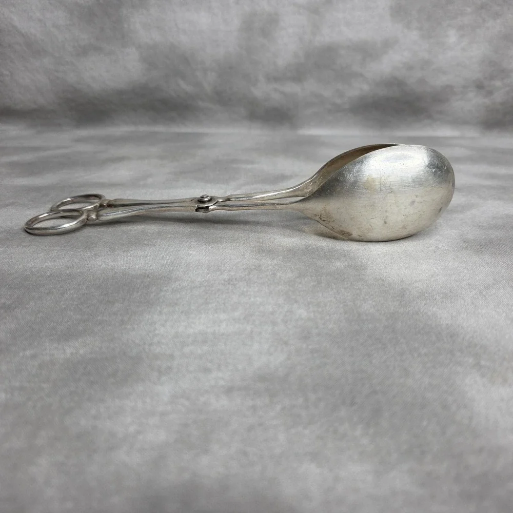 S&B EPNS Sheffield Made In England Silverplate Vintage‎ Salad Tongs